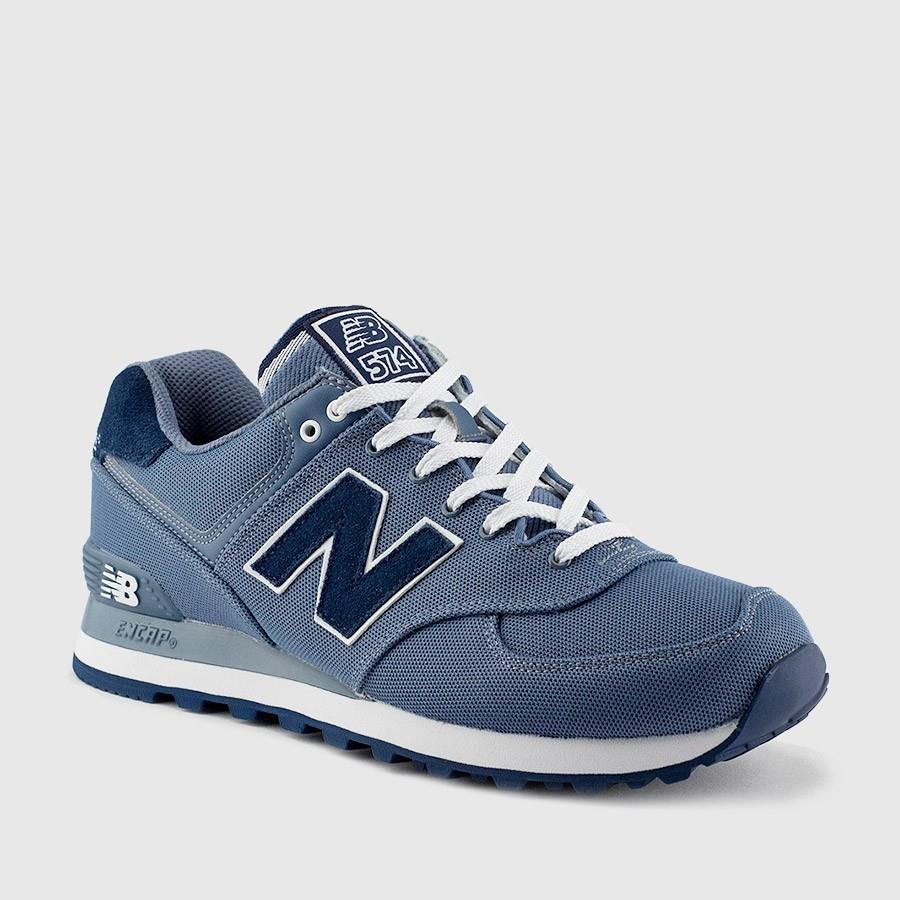 new balance 574 textile menn chambray sko Vakker Engros Salg k51f7